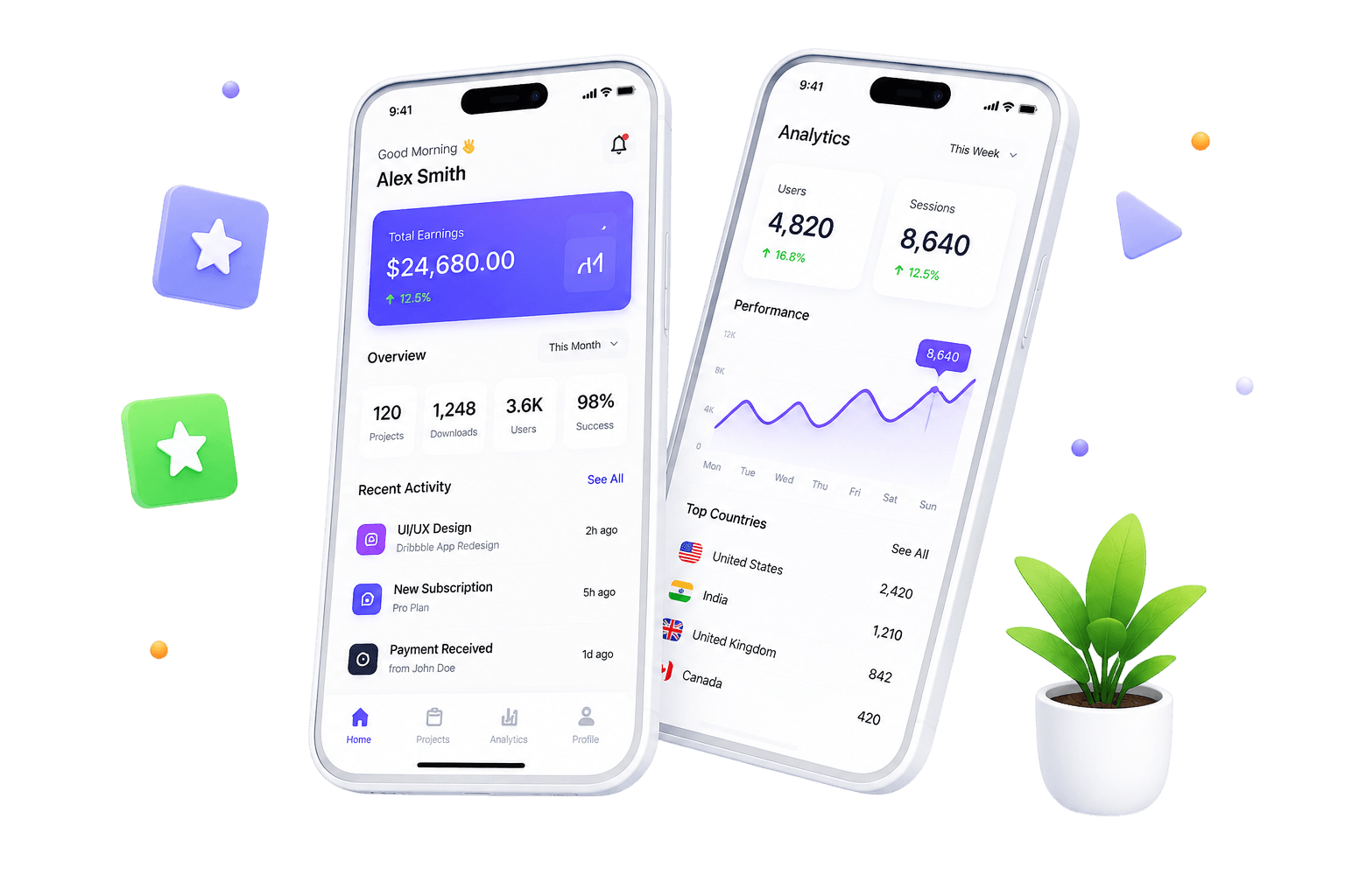 Mobile app development banner